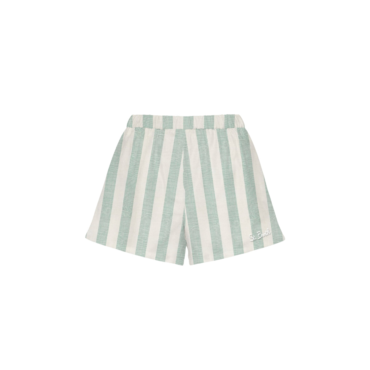 Shorts Meave in lino a righe - Tiffany
