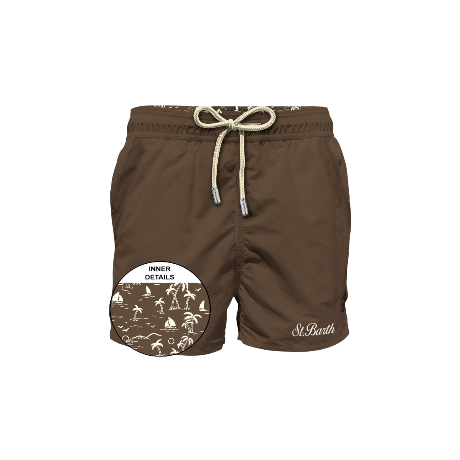 Costume mare lungo Patmos - MARRONE