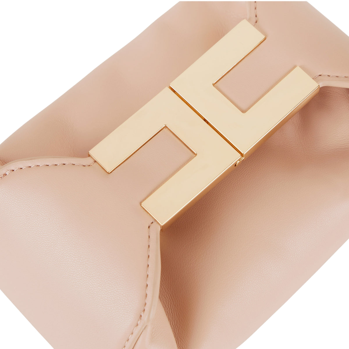EF Borsa hobo con manico gioiello - Nude