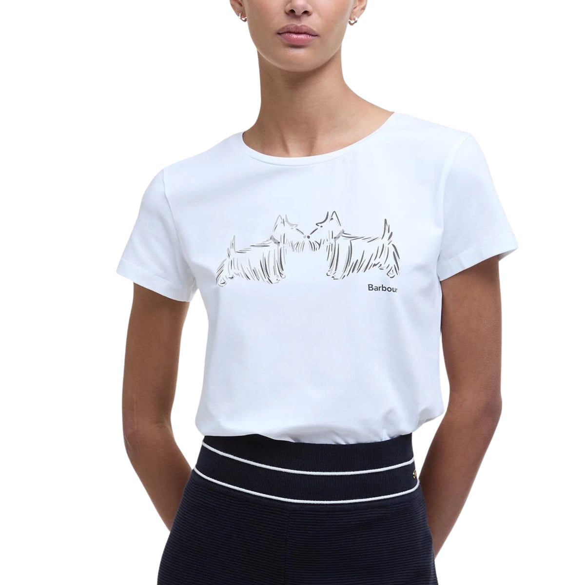 T-shirt Highlands - Bianco