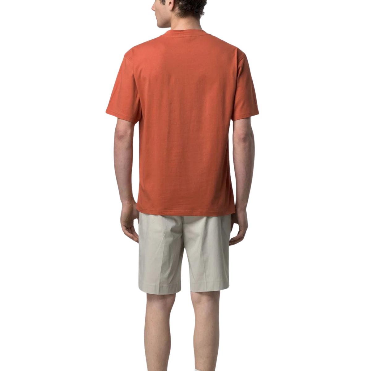 T-shirt Solo comfort in jersey di cotone - Arancio