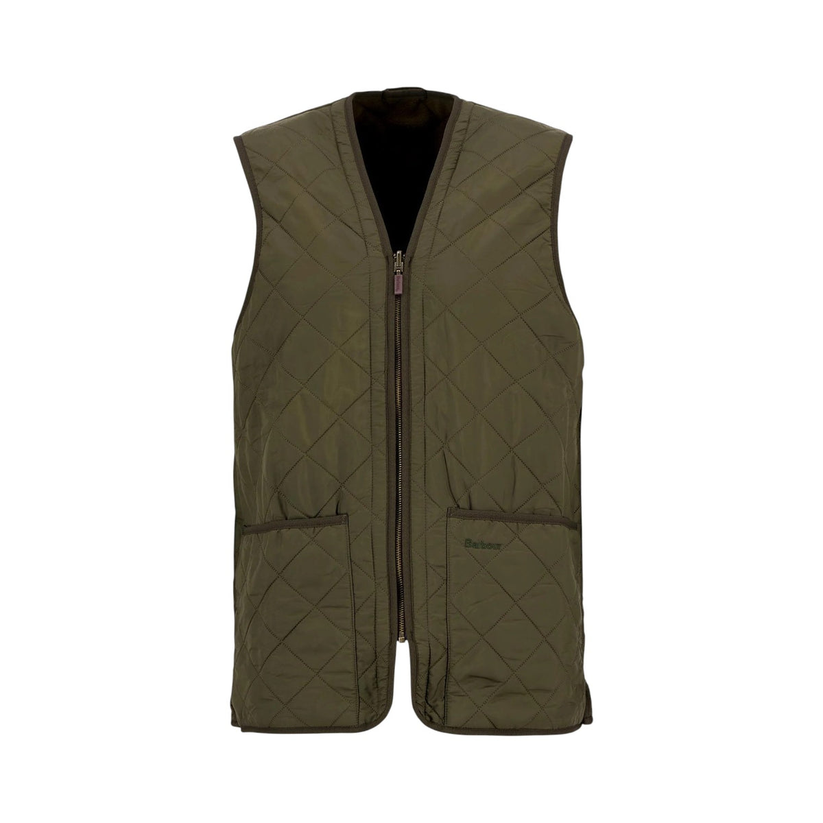 Gilet trapuntato/fodera con zip Polarquilt