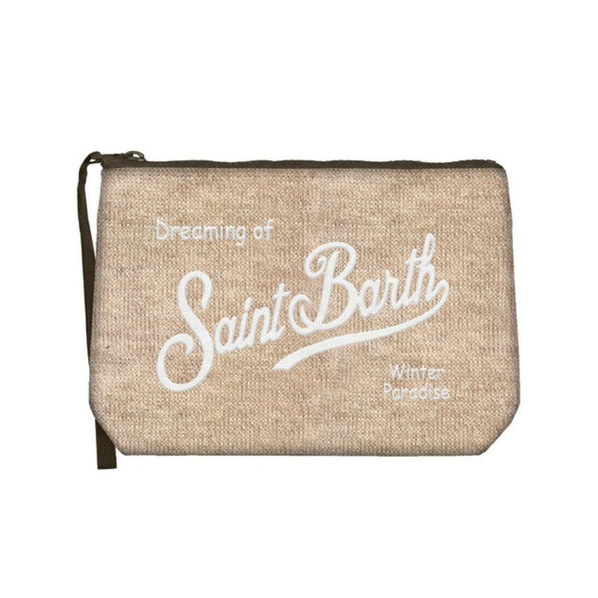 Pochette Minimal e contemporanea: la versione in lana blu - Beige