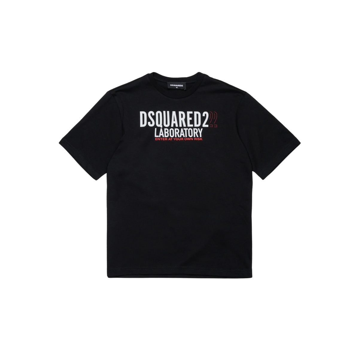 T-shirt Laboratory con grafica Foglia d'Acero - Nero