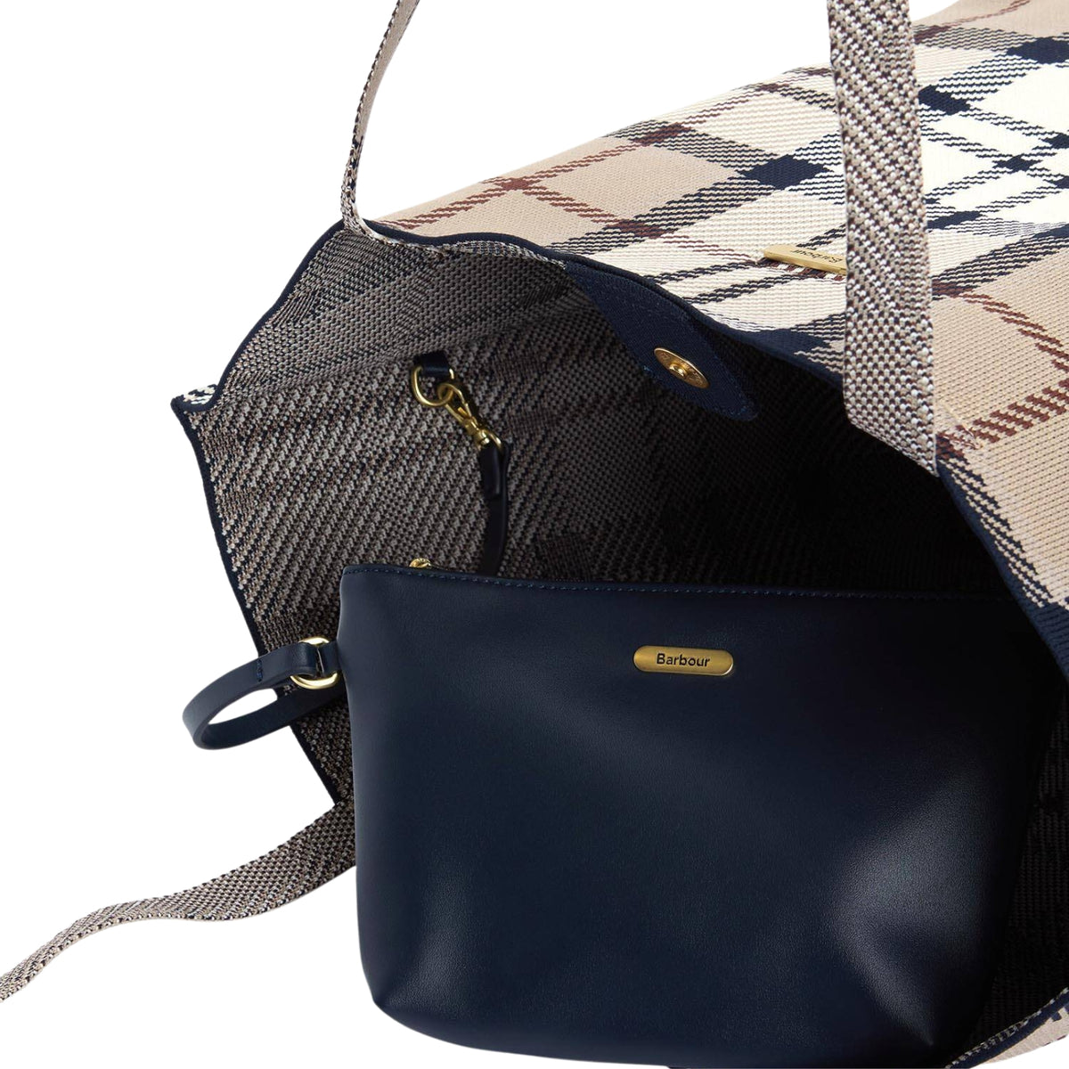 Borsa tote grande Layla in tartan - Tartan
