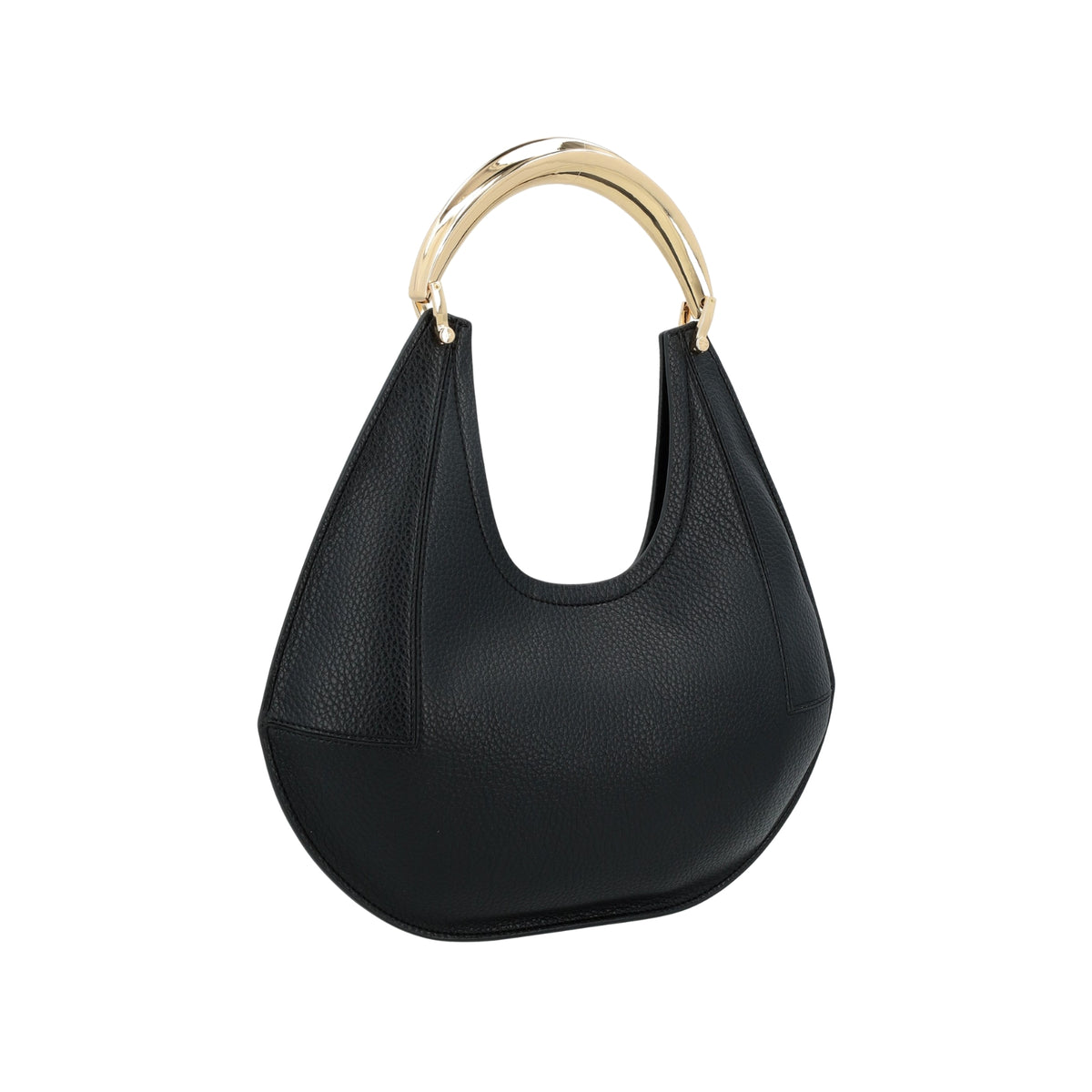Borsa Hobo in pelle vegana - Nero