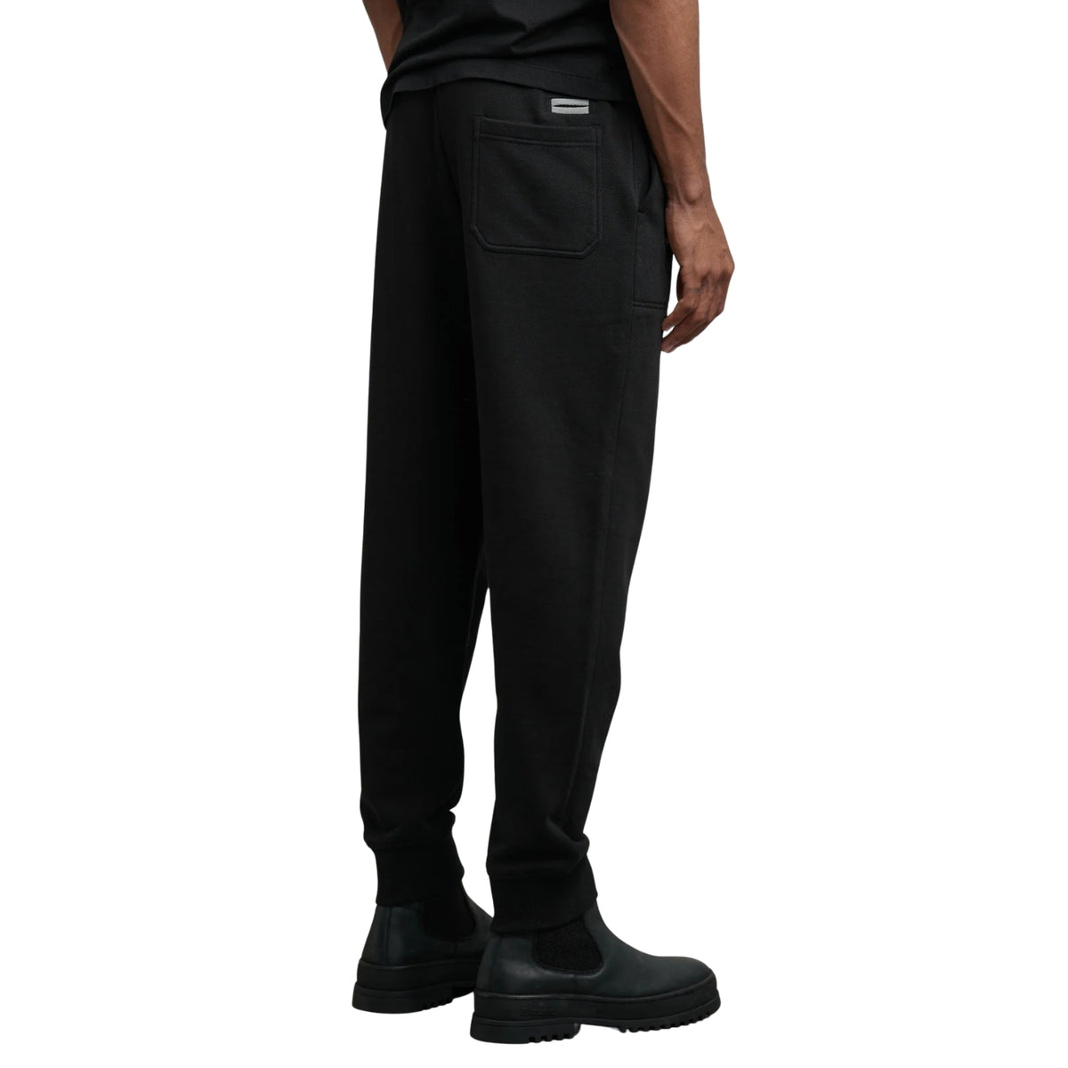 Pantalone in felpa con coulisse - Nero