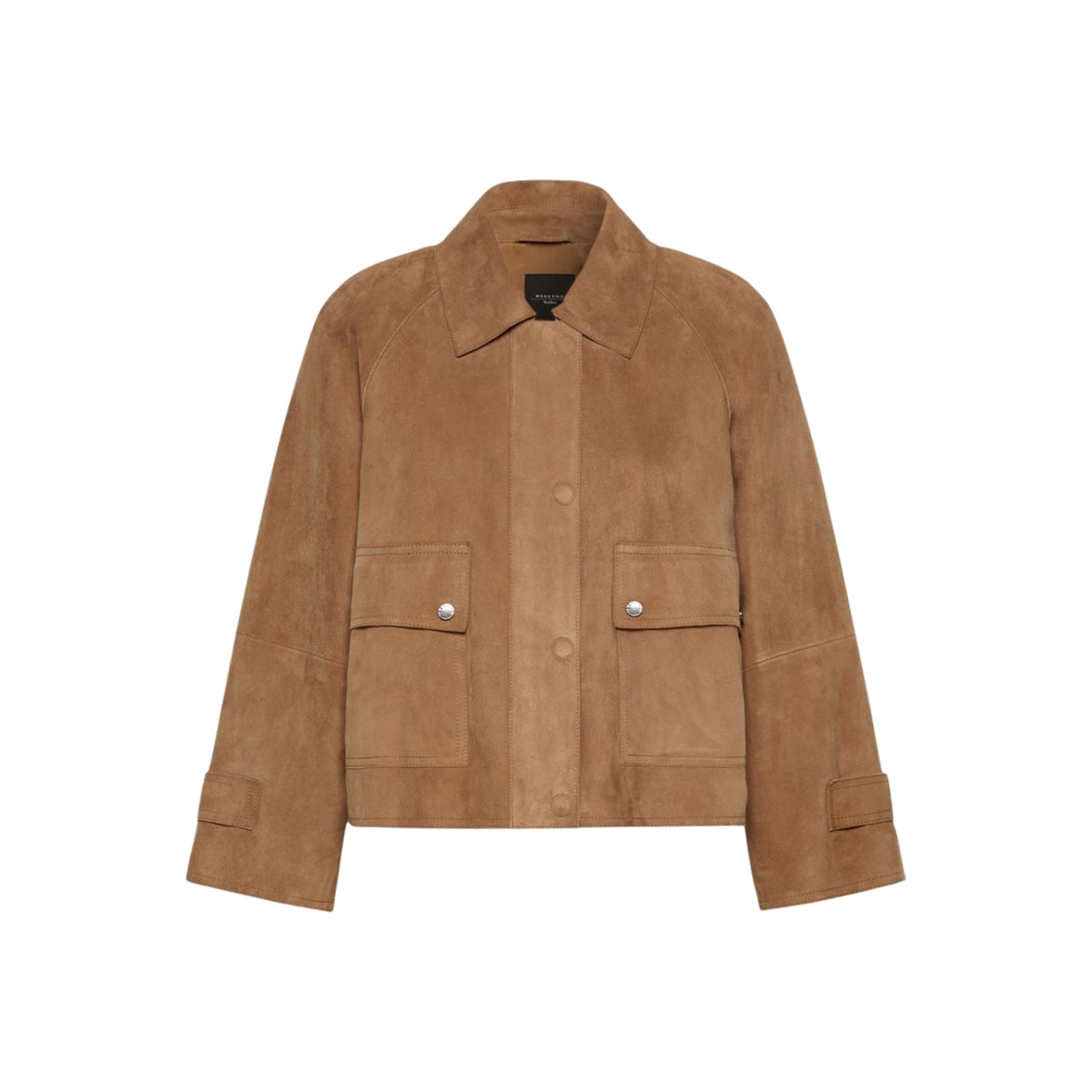 Giacca in suede - Nocciola