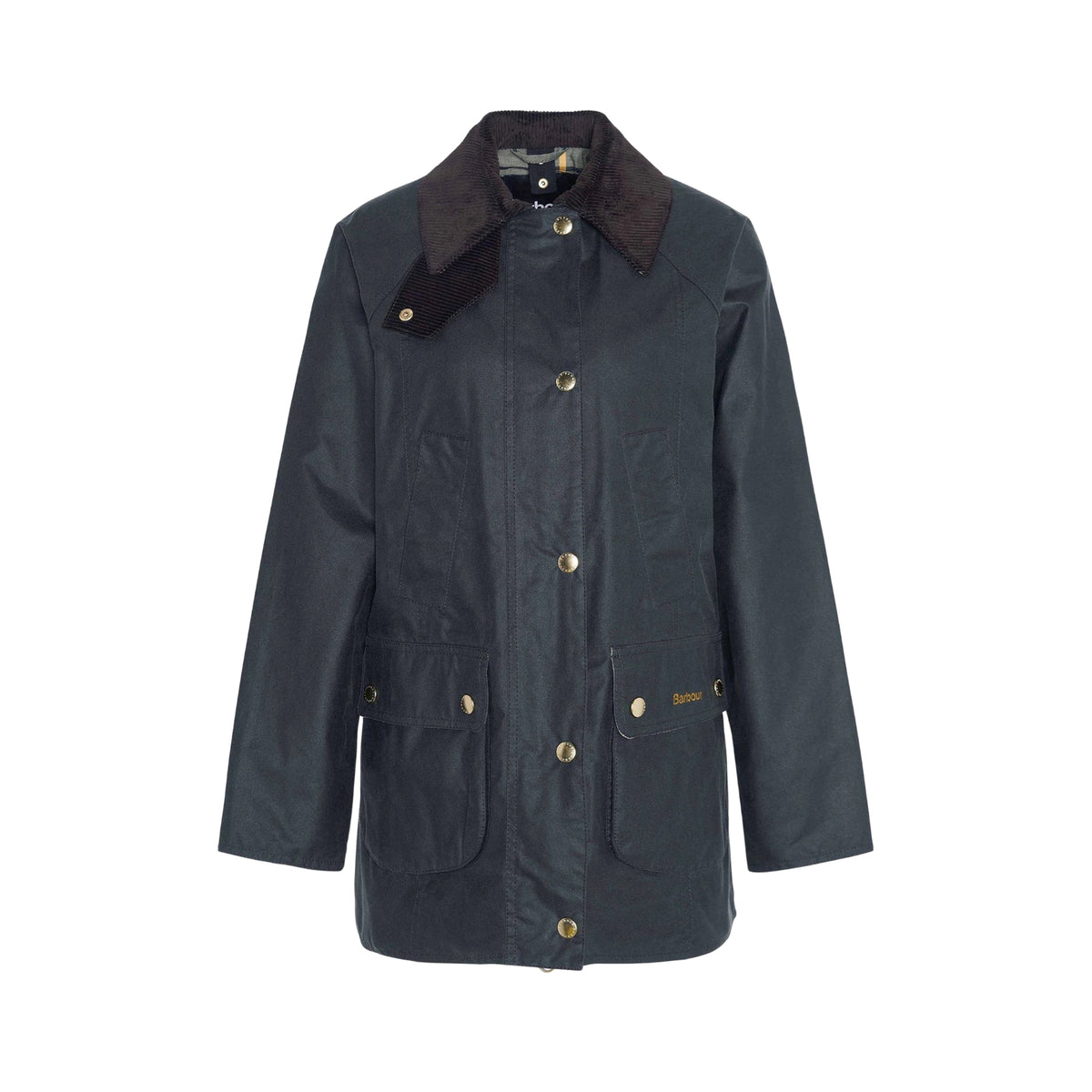 Giacca cerata Modern Beadnell con maxi colletto - Verde