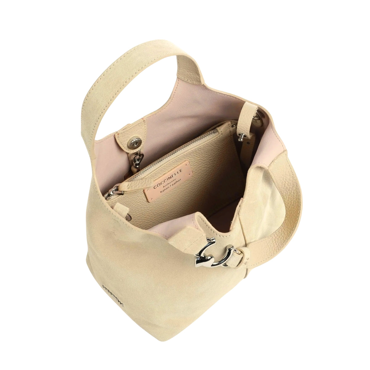 Borsa C-Easy a mano in pelle - Beige