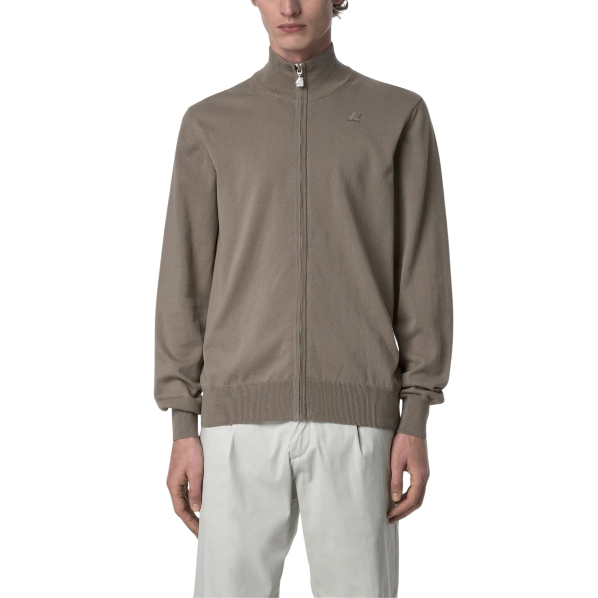 Cardigan Finny full zip - Beige