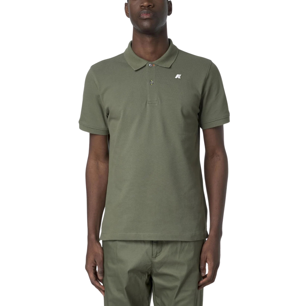 Polo Vinnie con bordi a contrasto - Verde