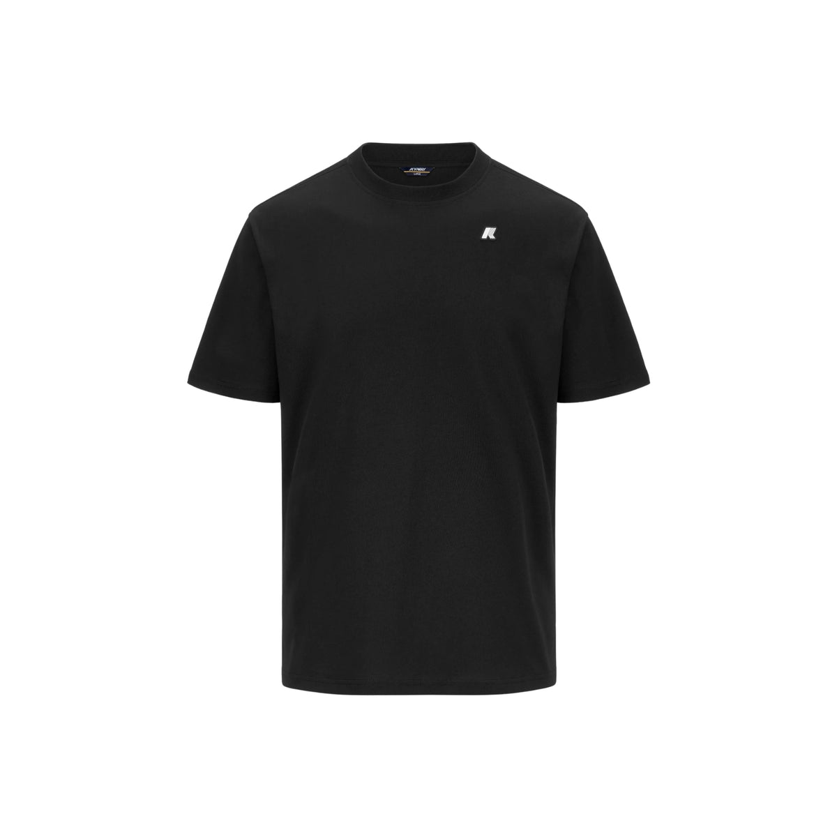 T-shirt Solo comfort in jersey di cotone - Nero