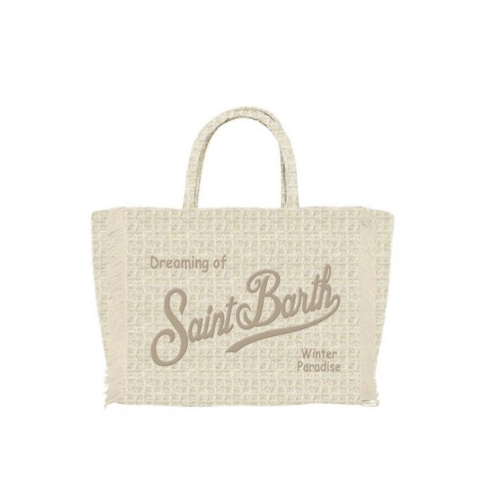 MC2 BORSA  COLETTE TWEED - PANNA