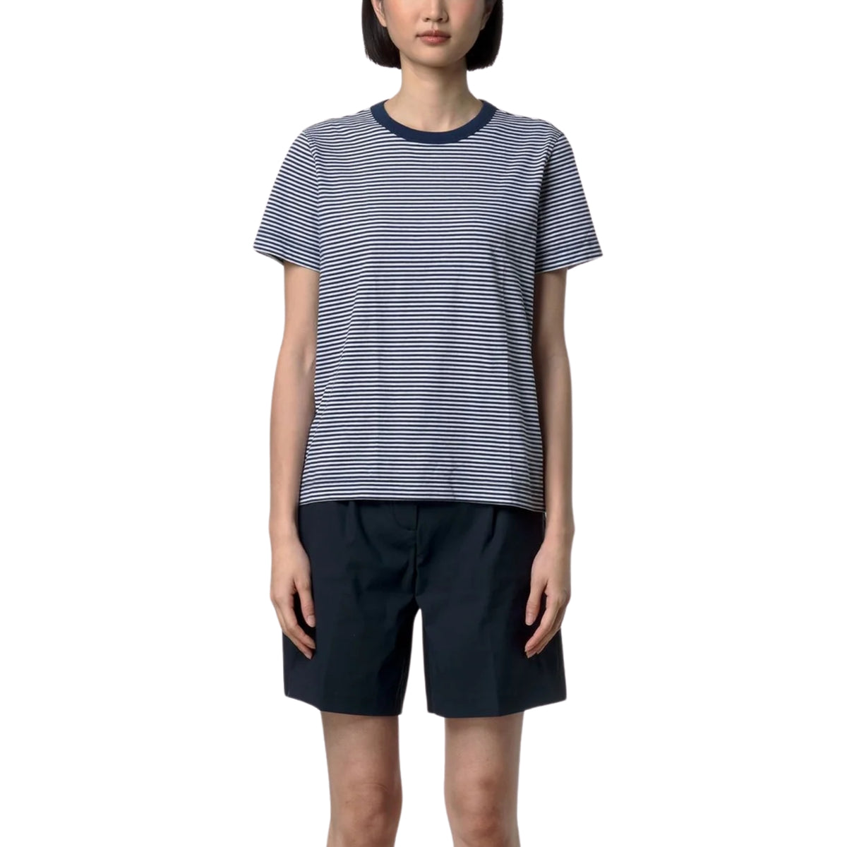 T-shirt Elodie a righe marinière - Bianco