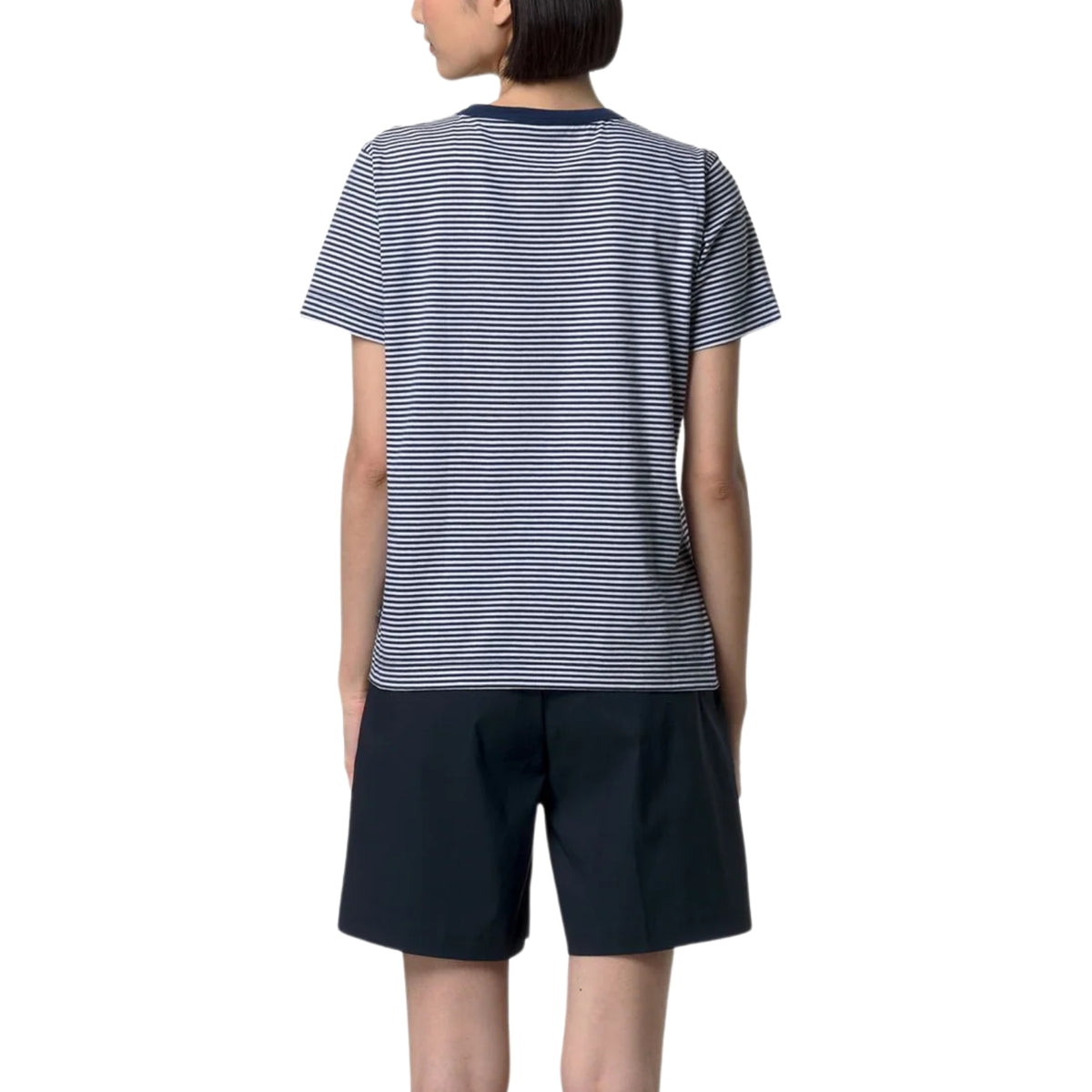 T-shirt Elodie a righe marinière - Bianco
