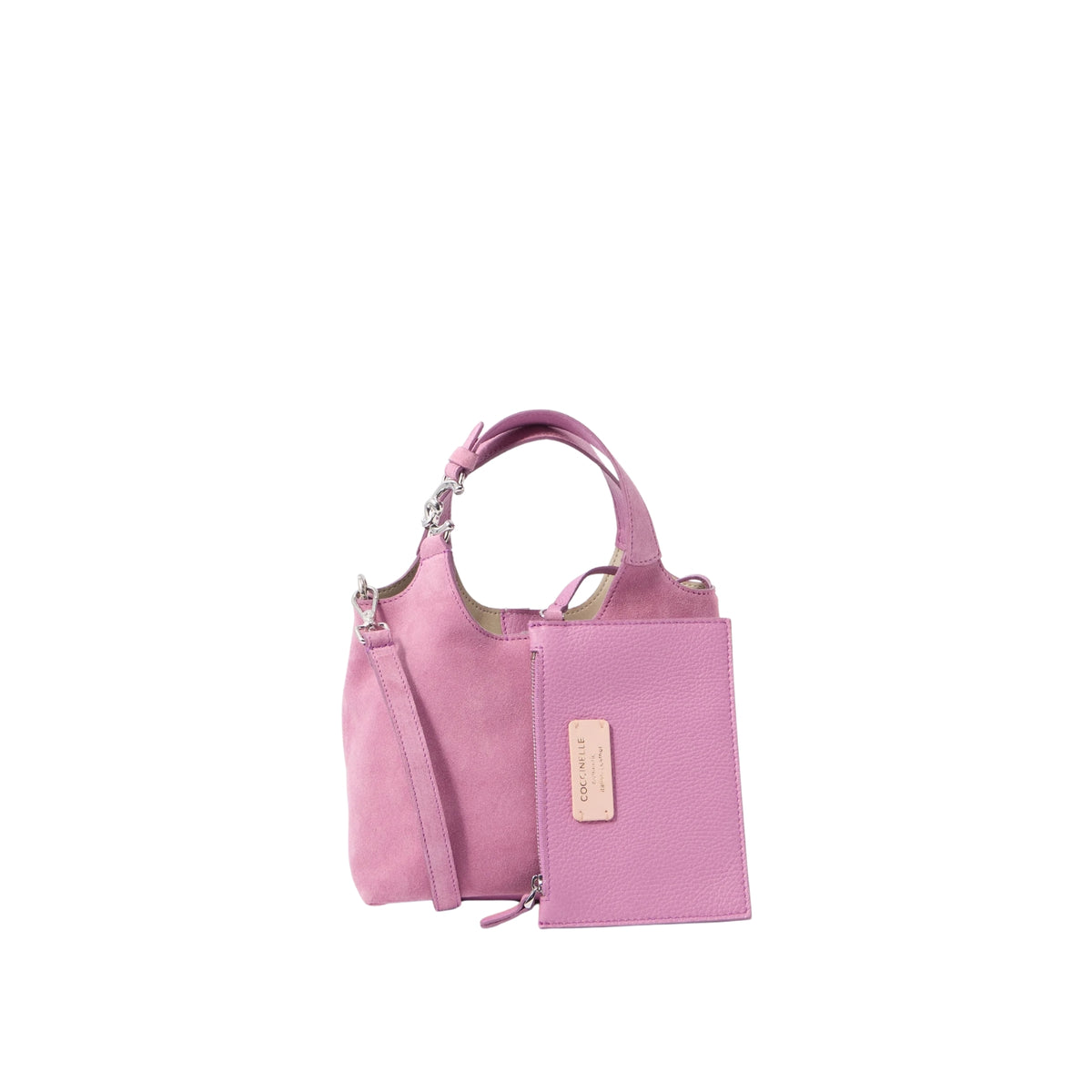 Borsa C-Easy a mano in pelle - Lilla