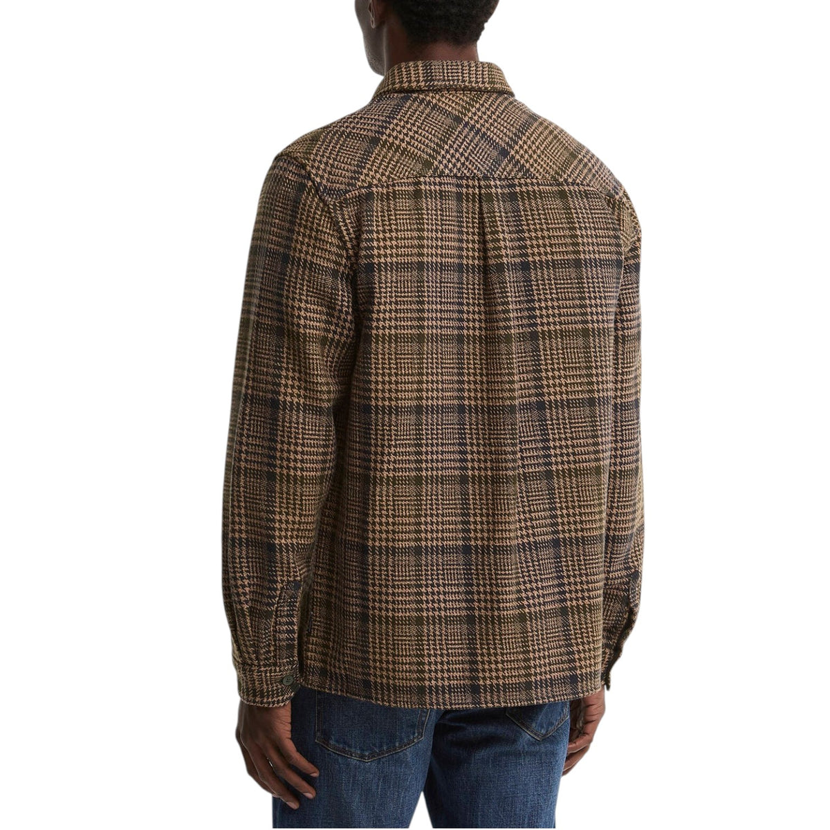 Camicia Millom dal taglio morbido con motivo pied-de-poule