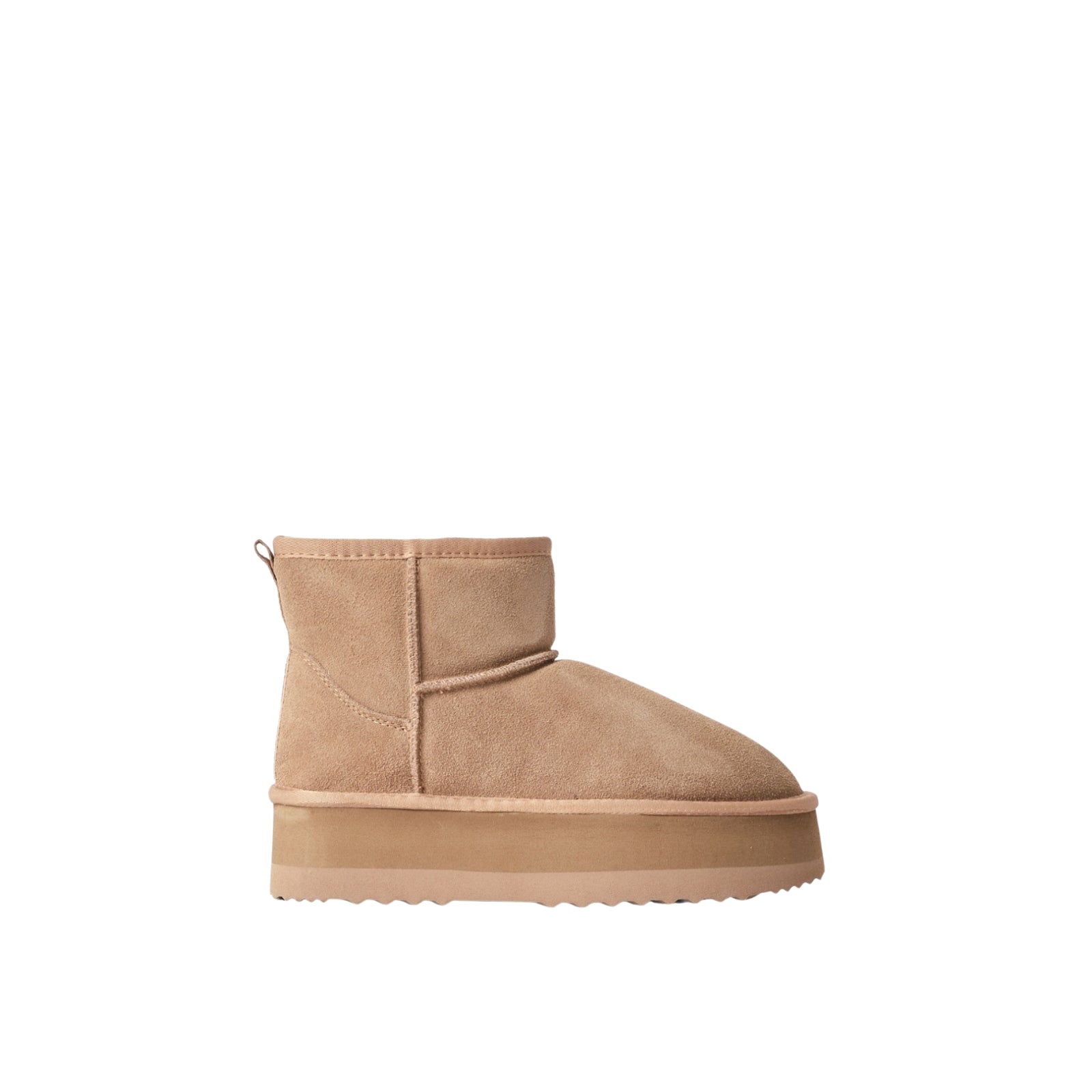 Stivali In Microfibra Con Pelliccia