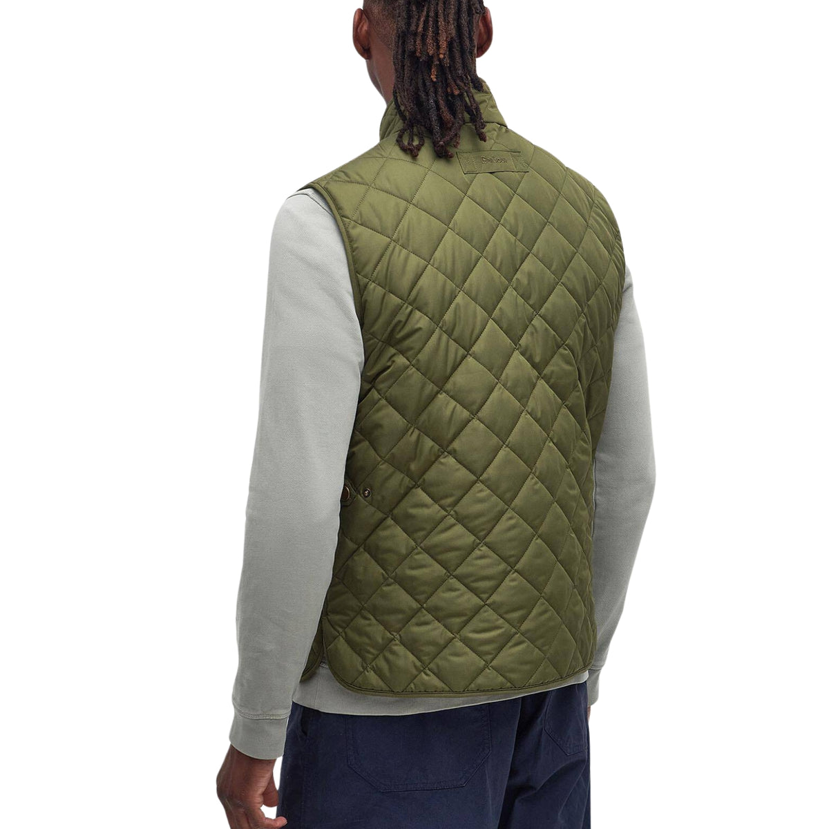 Gilet Lowerdale trapuntato a rombi - Verde