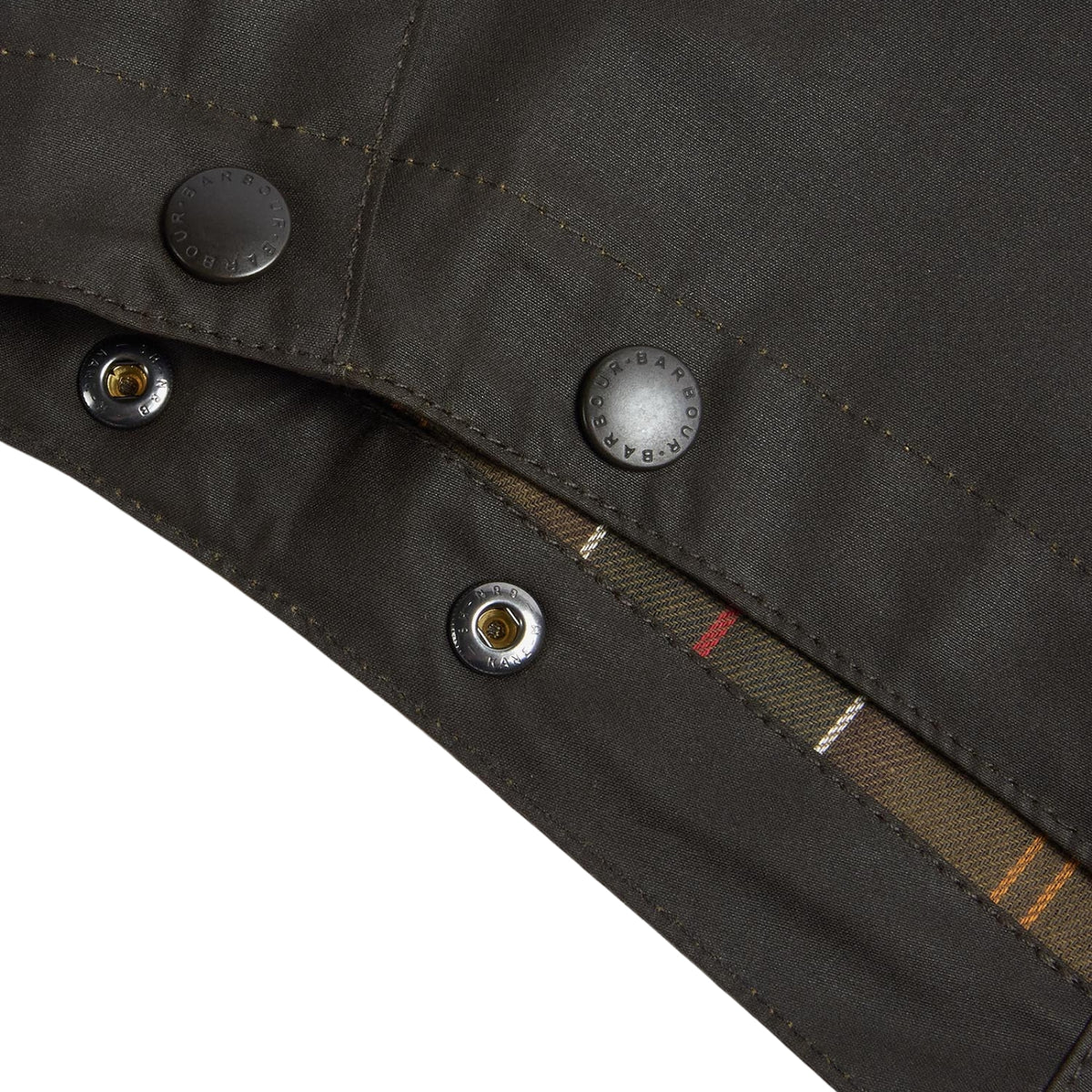 Cappuccio oversize in cotone cerato Sylkoil - Oliva