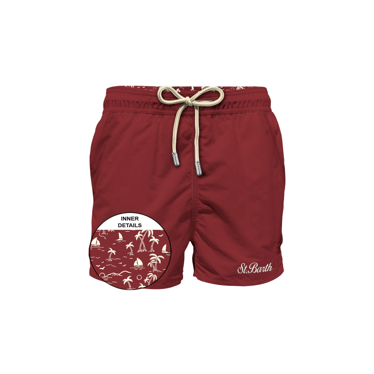 Costume Patmos Long lunghezza lunga - Bordeau